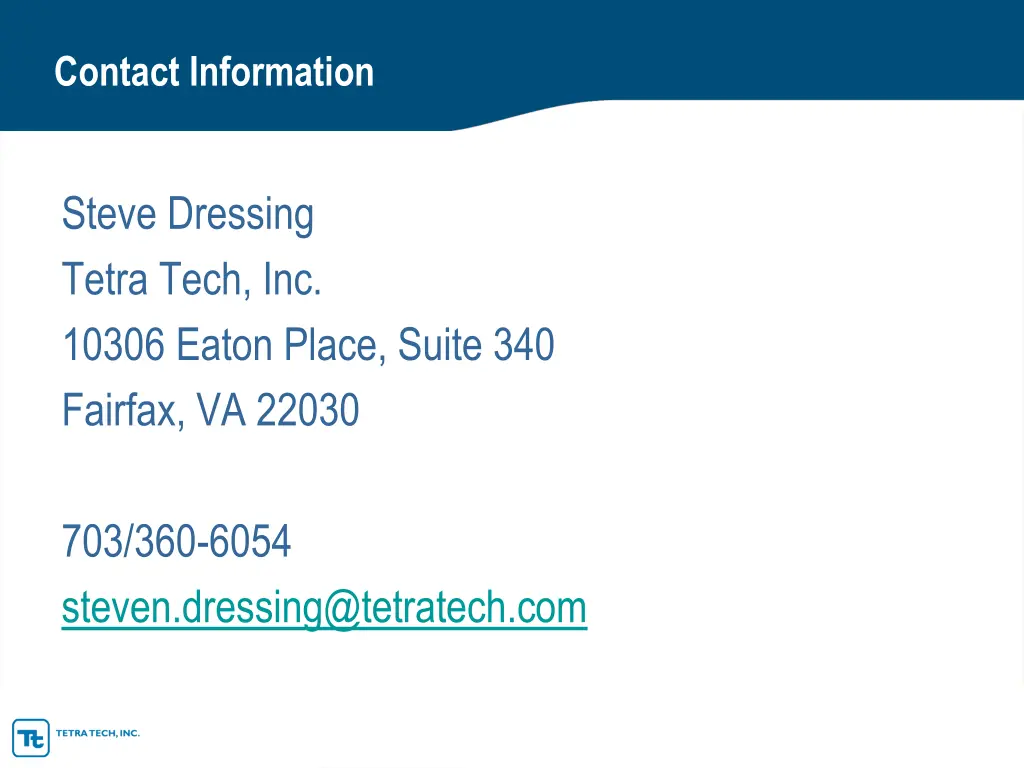 contact information