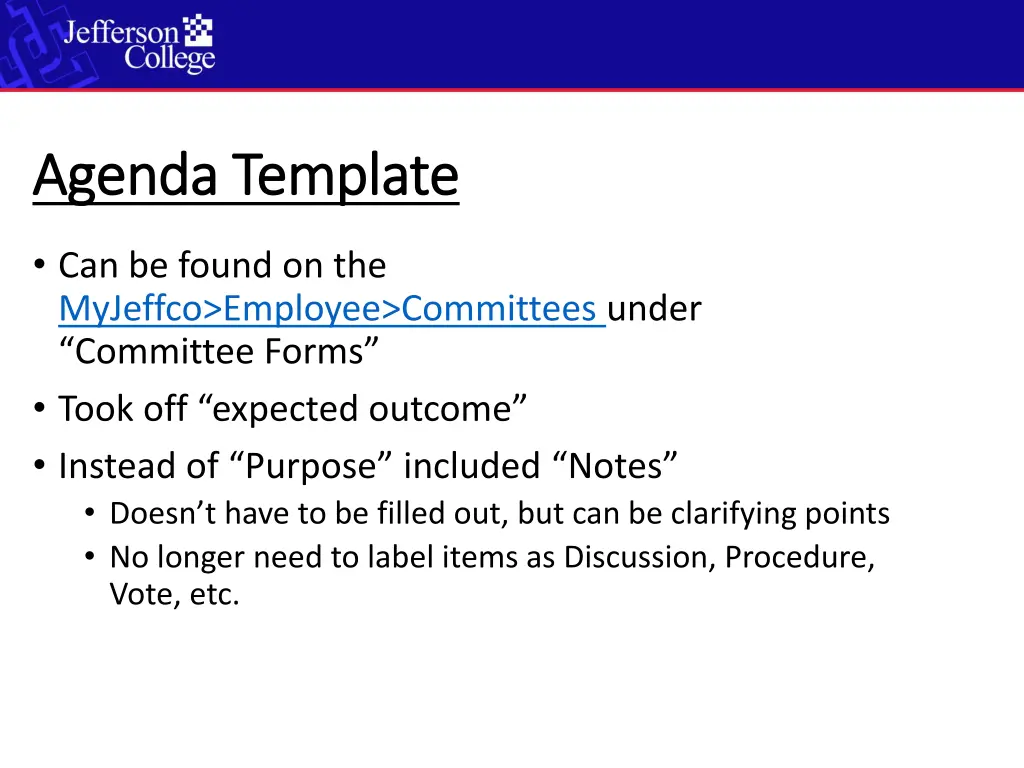 agenda template agenda template