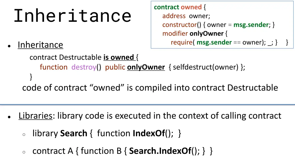 inheritance
