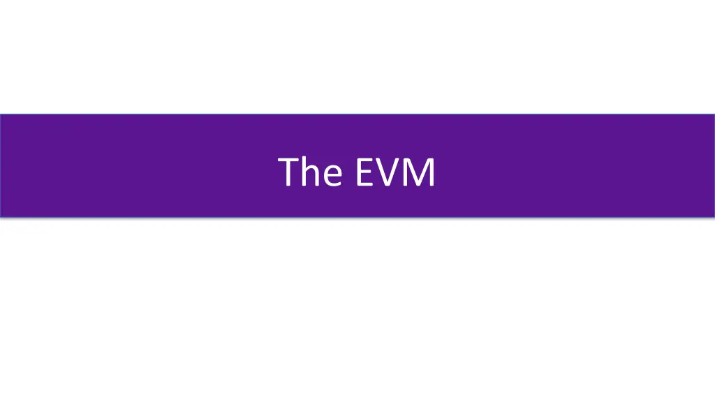the evm