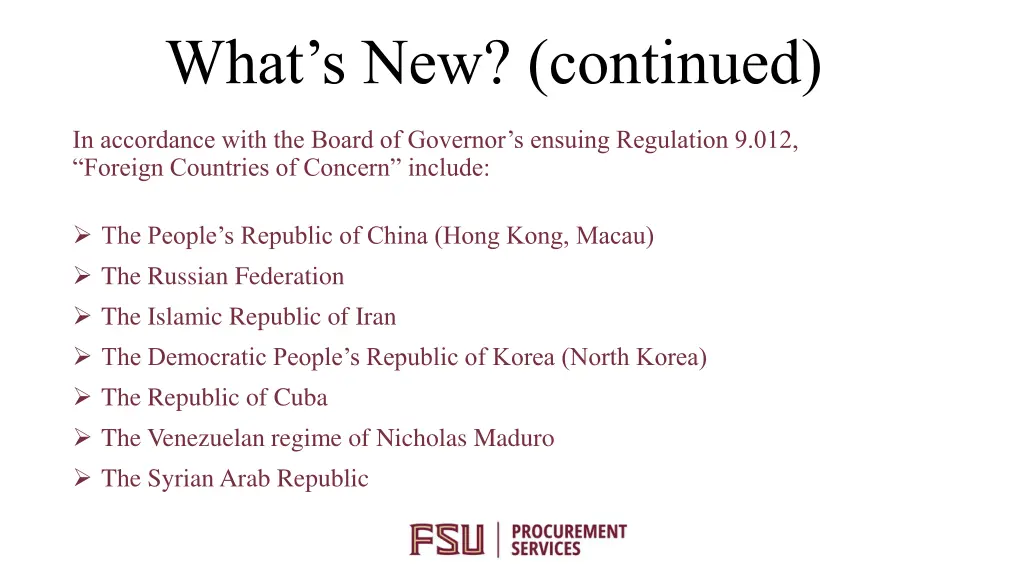 what s new continued