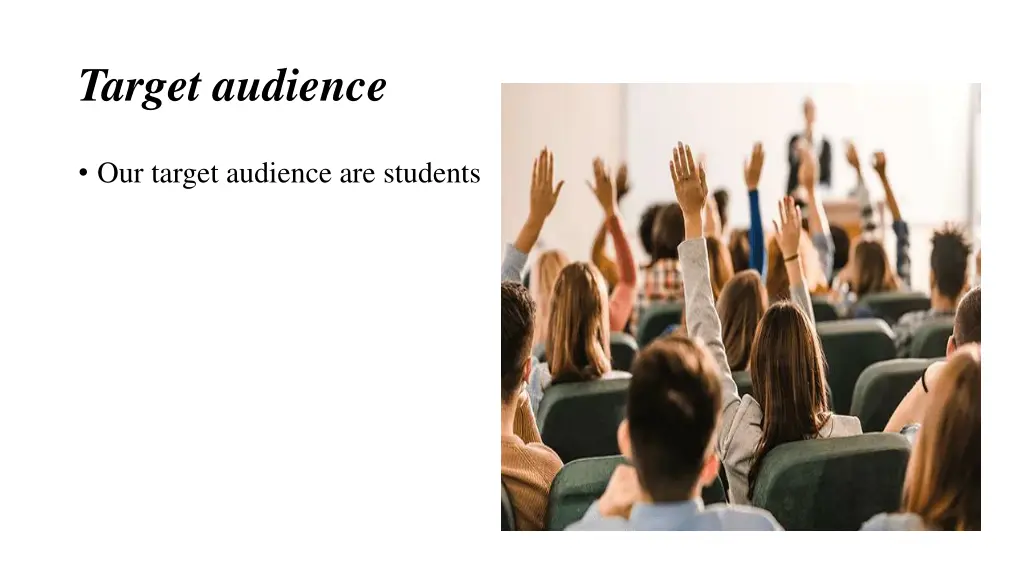 target audience