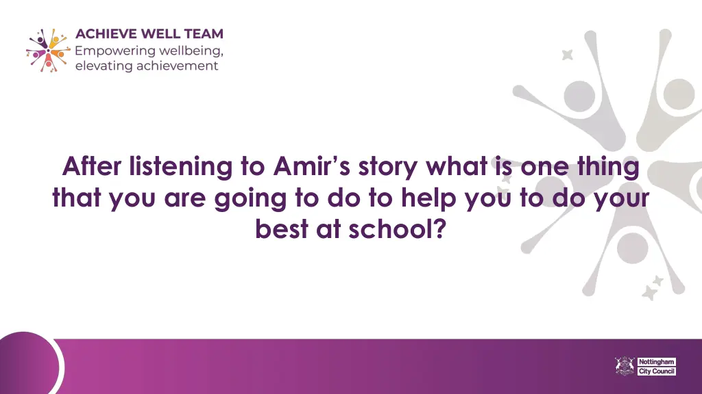after listening to amir s story what is one thing
