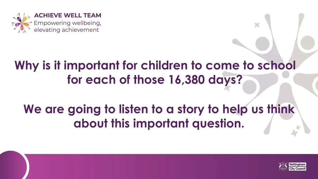 why is it important for children to come