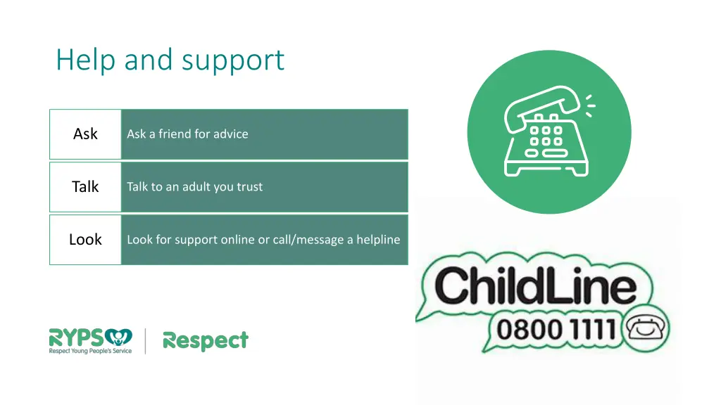 help and support