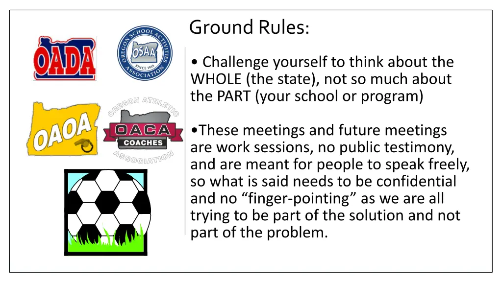 ground rules 1