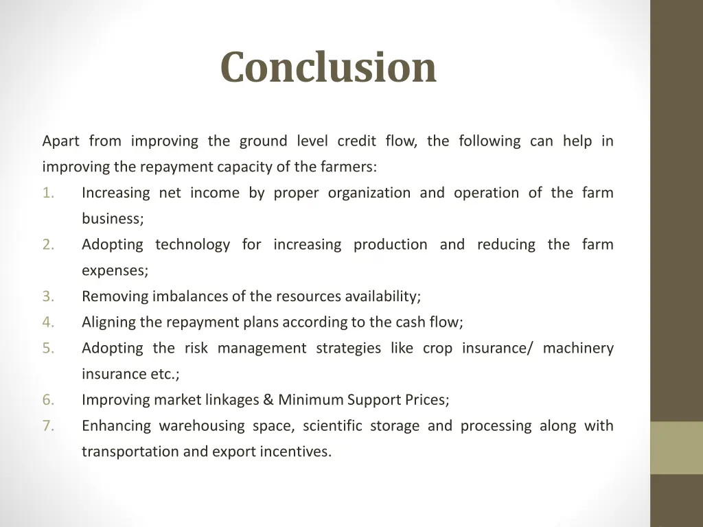 conclusion