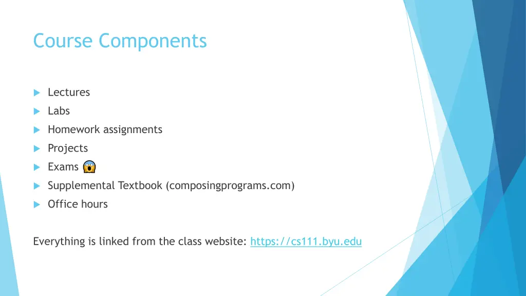 course components