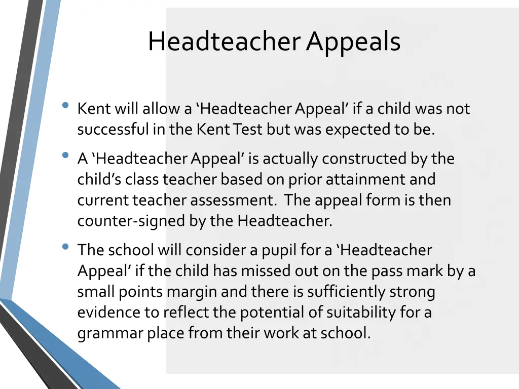 headteacher appeals