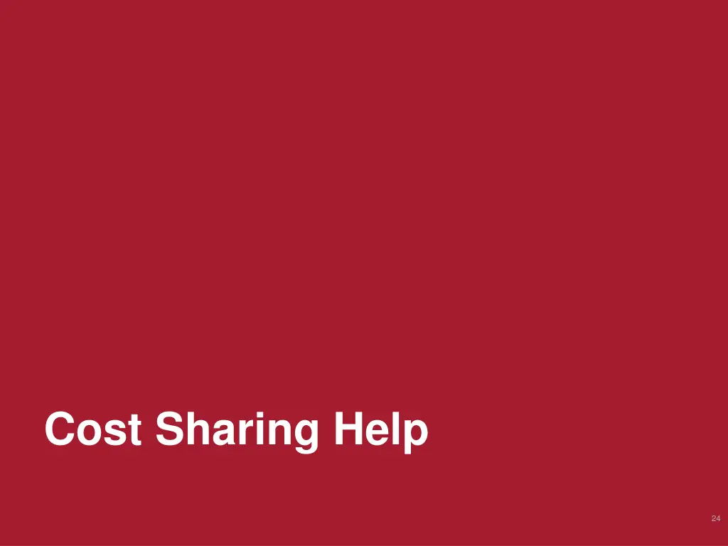 cost sharing help