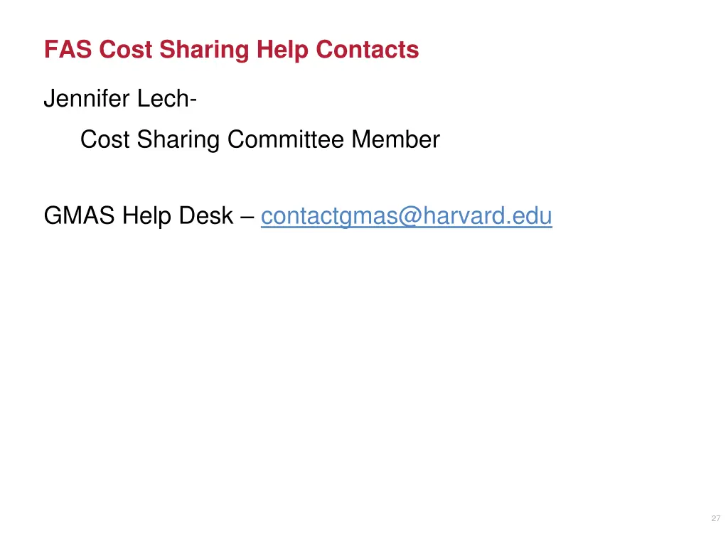 fas cost sharing help contacts