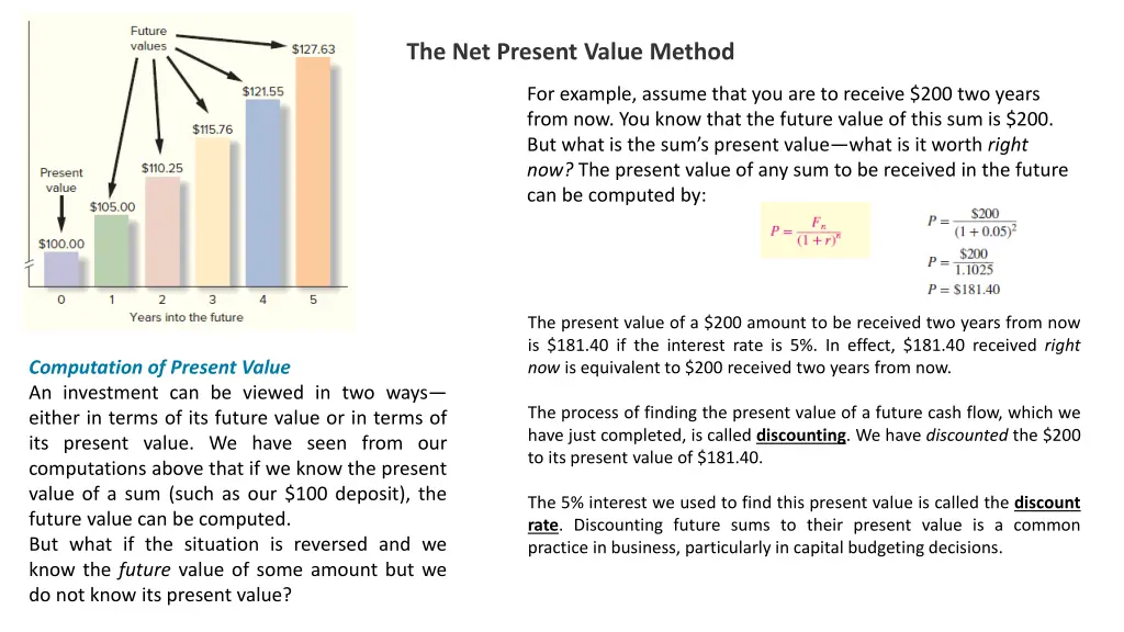 the net present value method 4