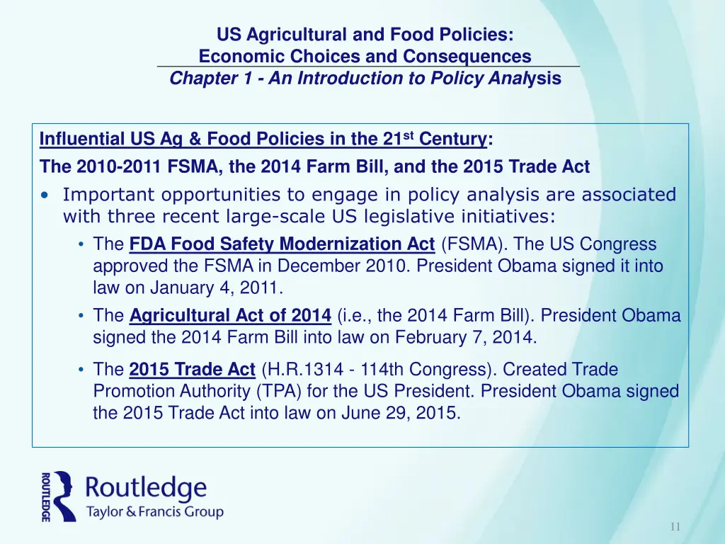us agricultural and food policies economic 10