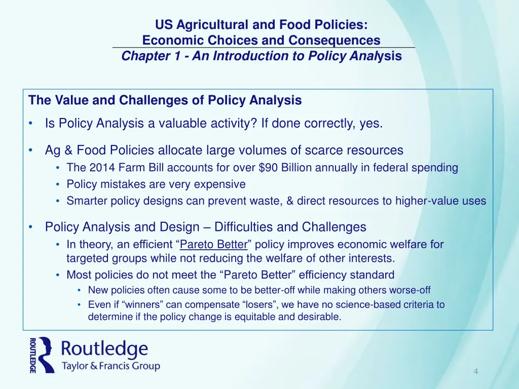 us agricultural and food policies economic 3