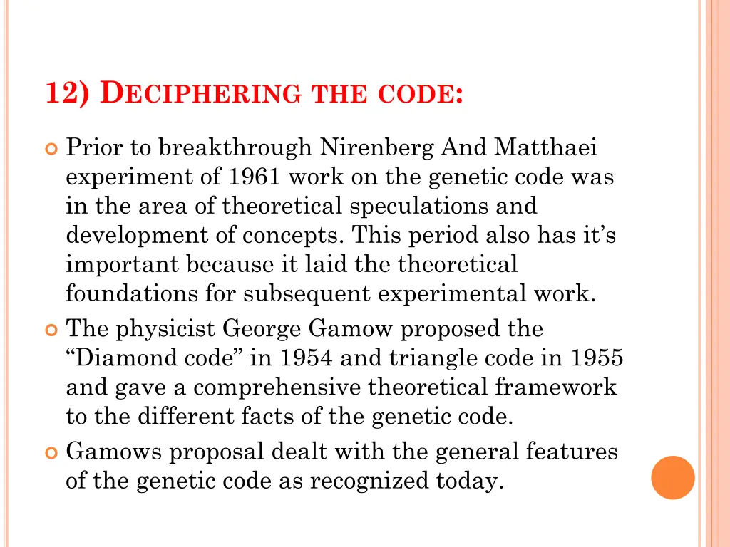 12 d eciphering the code