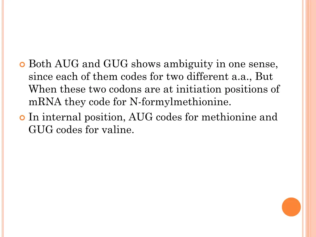 both aug and gug shows ambiguity in one sense