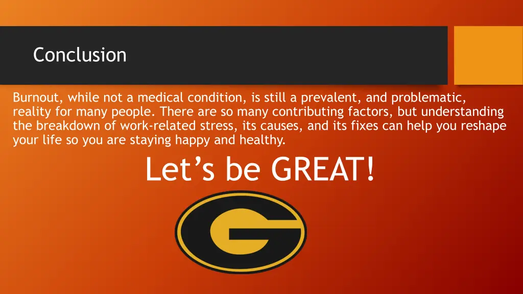 conclusion