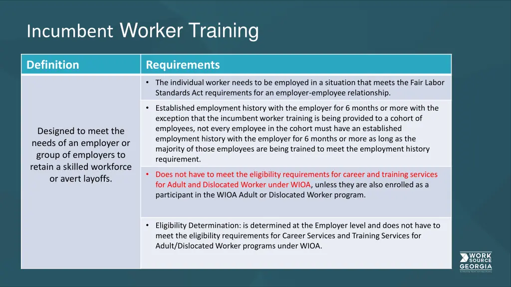 incumbent worker training