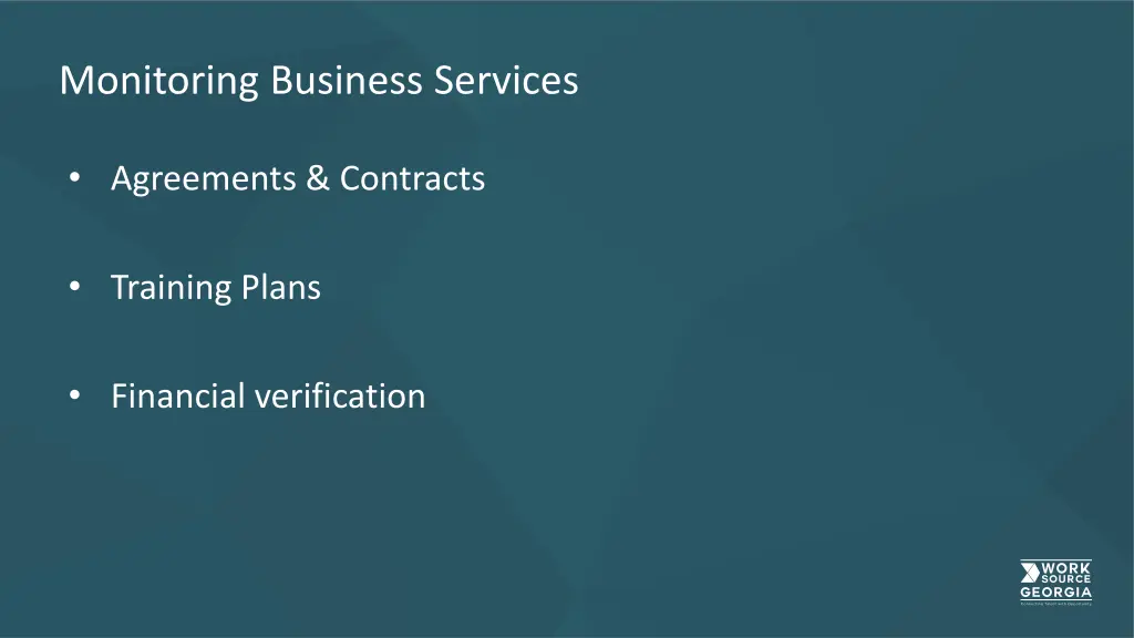 monitoring business services