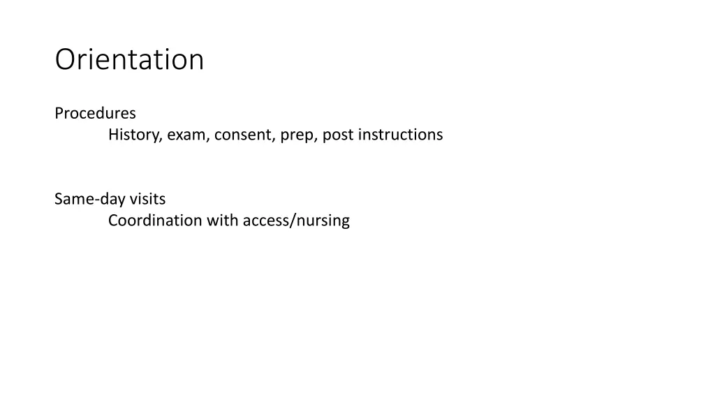 orientation 2