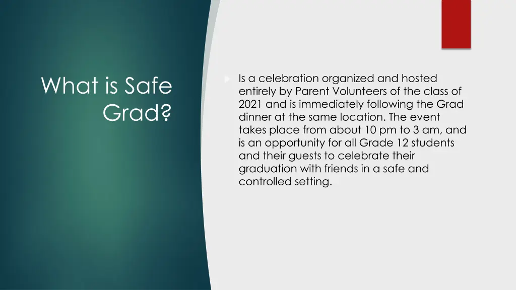 what is safe grad