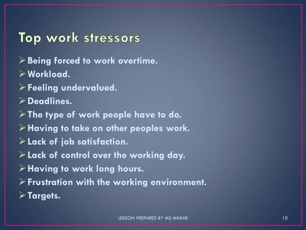 top work stressors 1