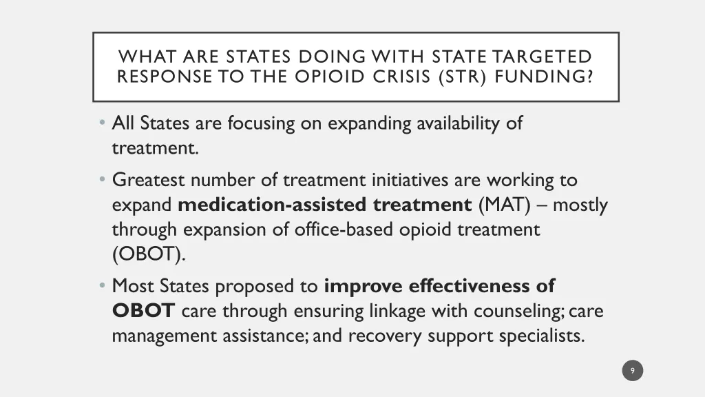 what are states doing with state targeted 1