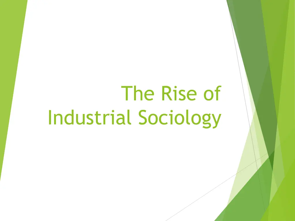 the rise of