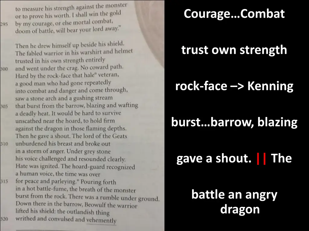 courage combat