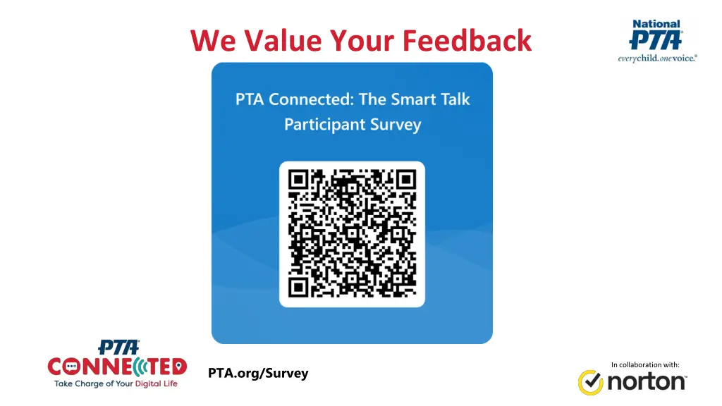 we value your feedback