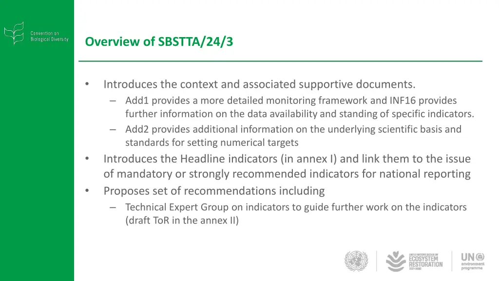overview of sbstta 24 3