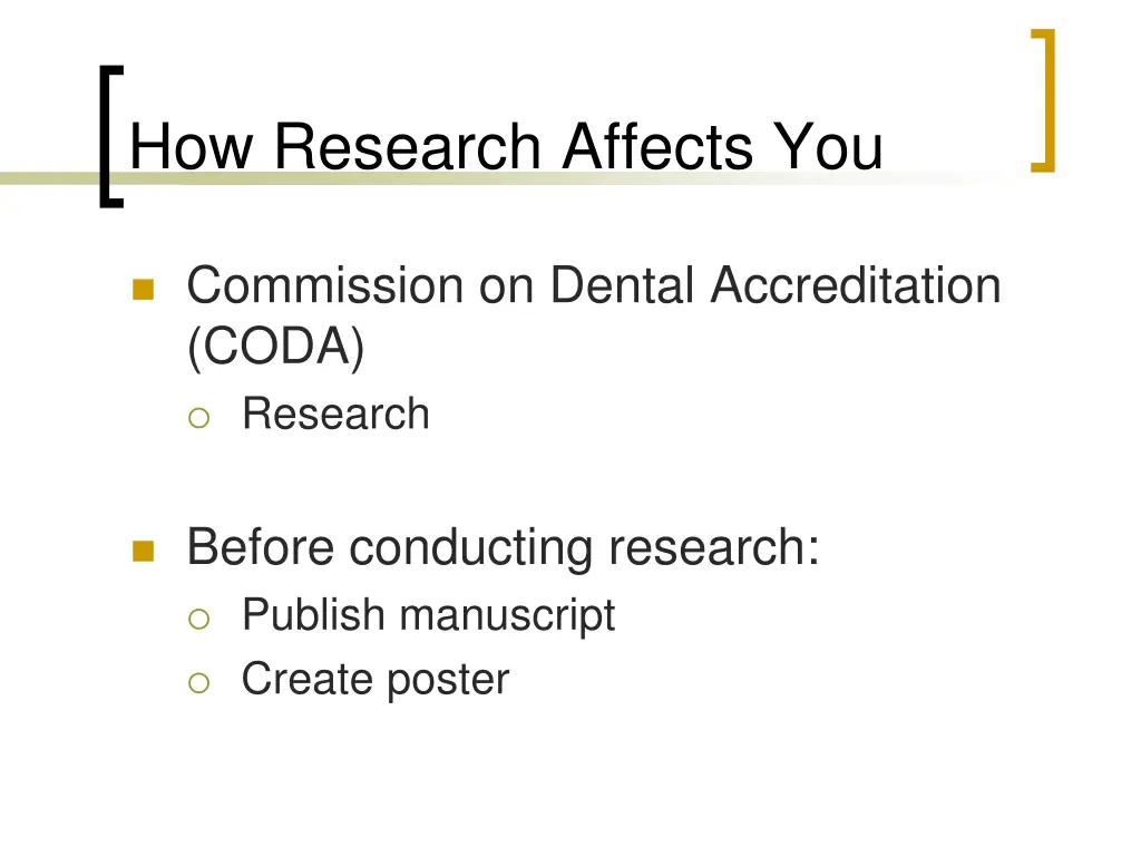 how research affects you