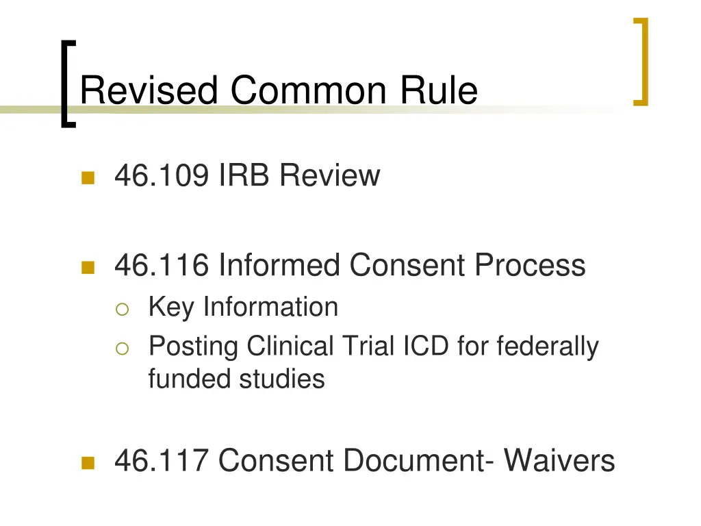 revised common rule 1