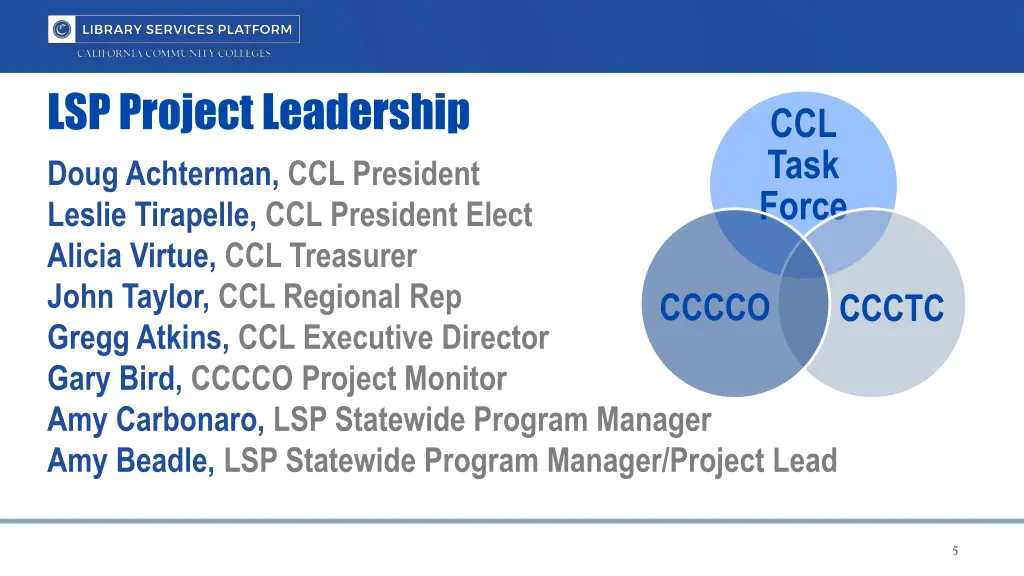 lsp project leadership doug achterman