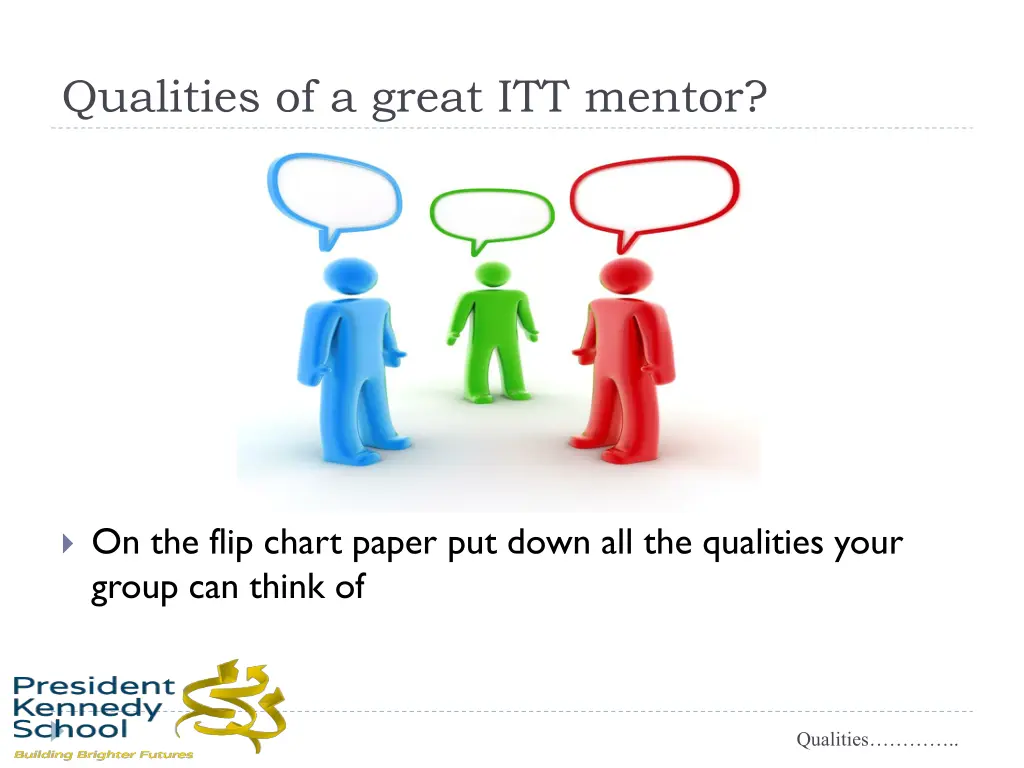 qualities of a great itt mentor