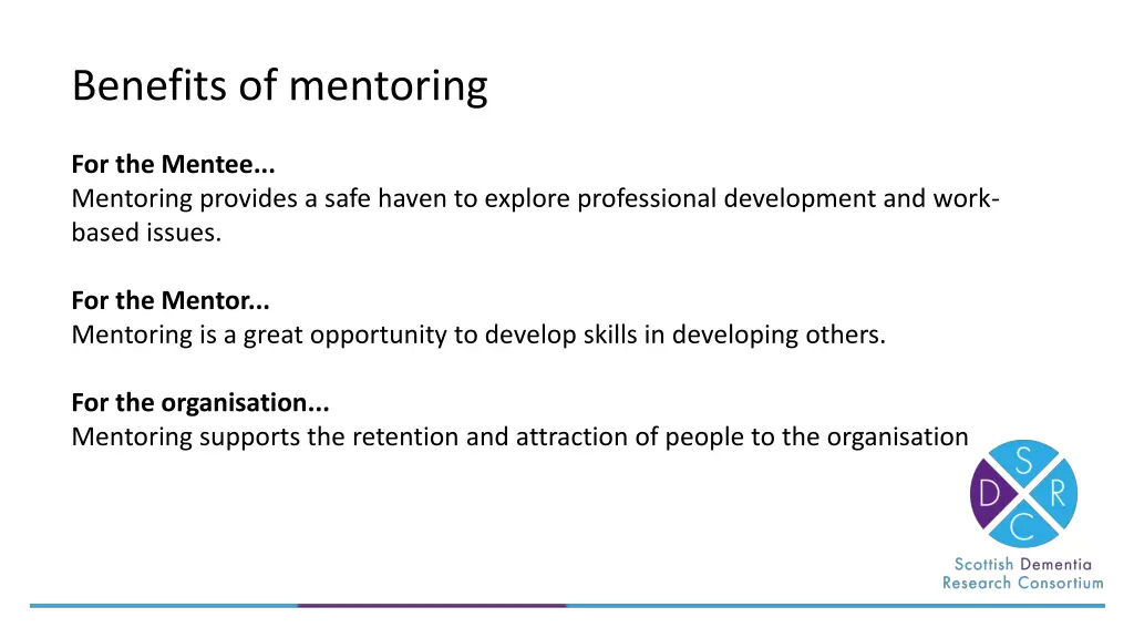 benefits of mentoring