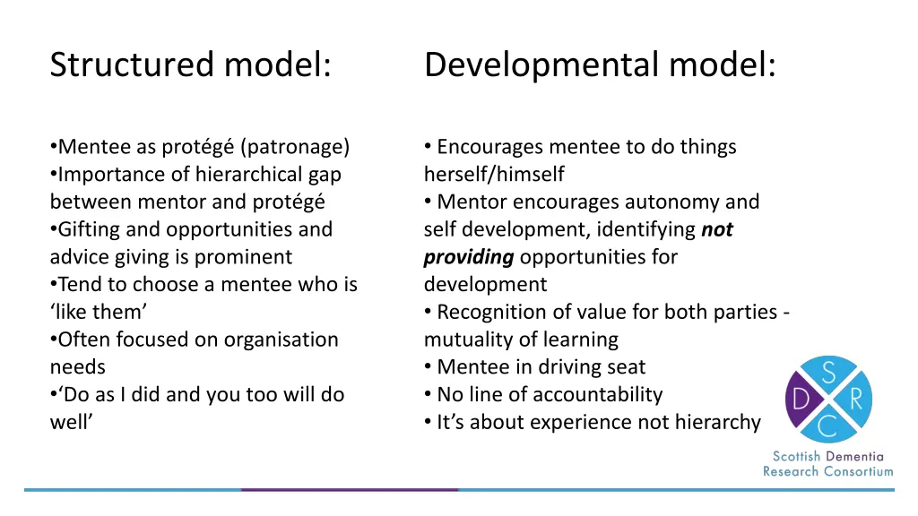 structured model