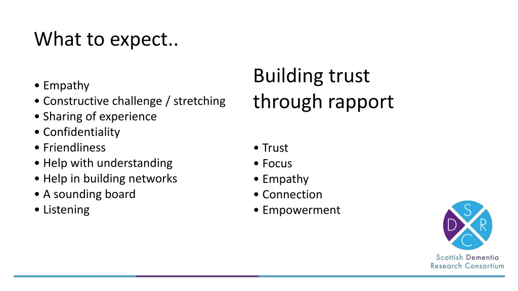 what to expect empathy constructive challenge