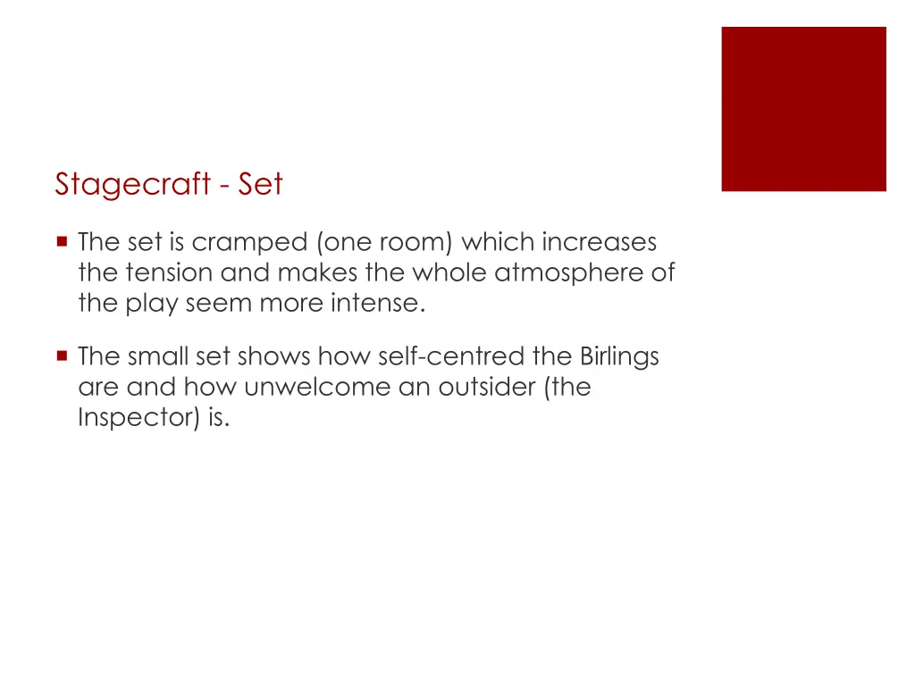 stagecraft set