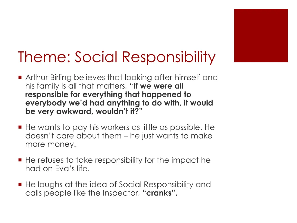 theme social responsibility