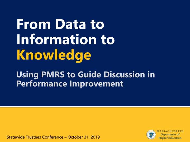 from data to information to knowledge