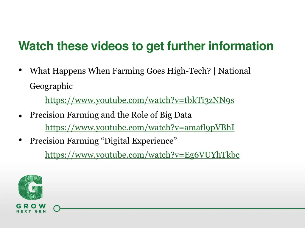 watch these videos to get further information