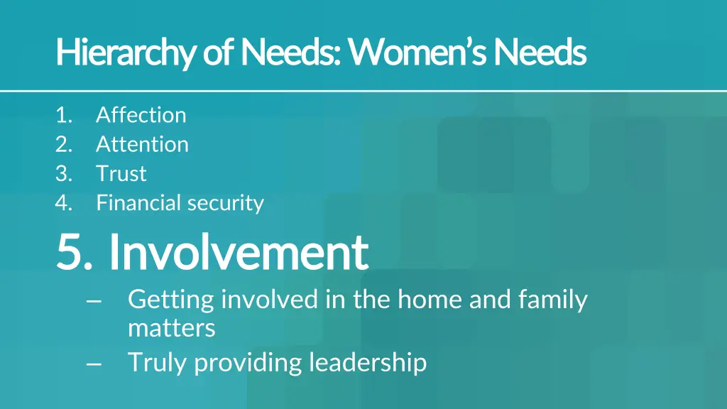 hierarchy of hierarchy of needs women s needs 5