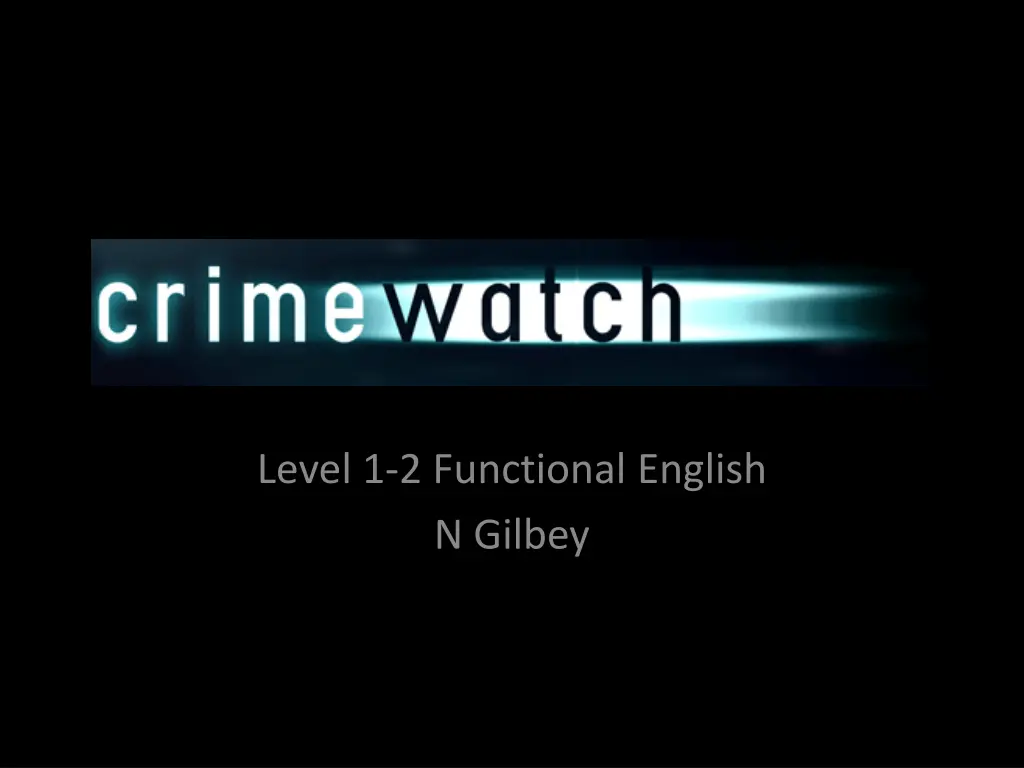 level 1 2 functional english n gilbey