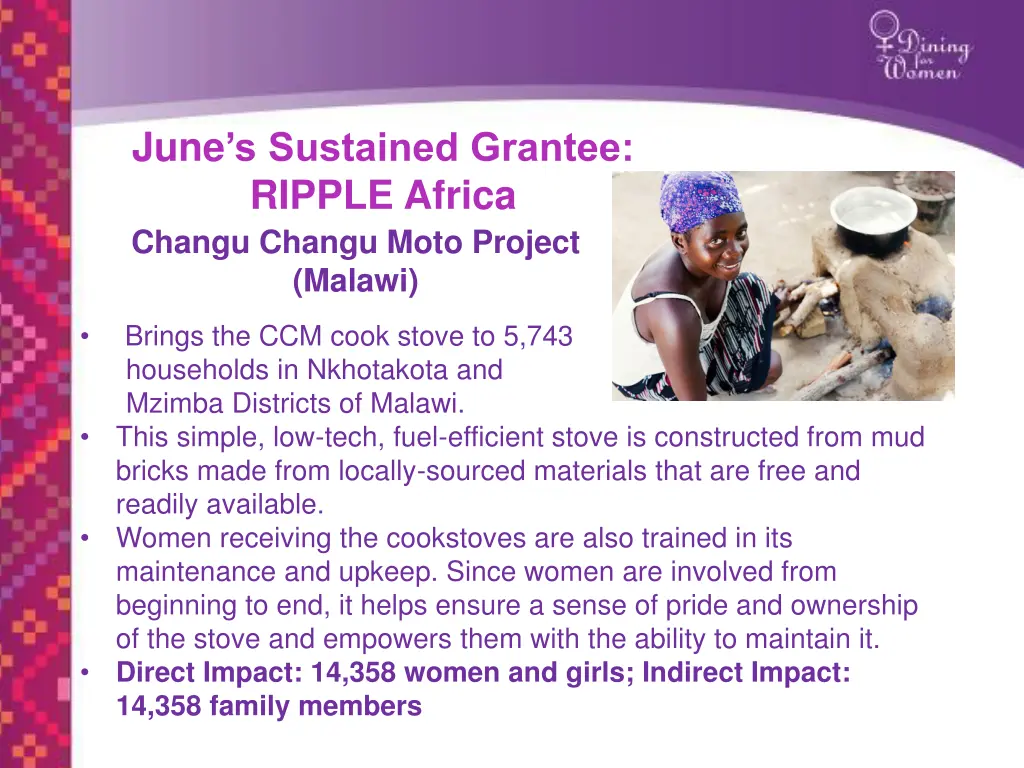 june s sustained grantee ripple africa changu