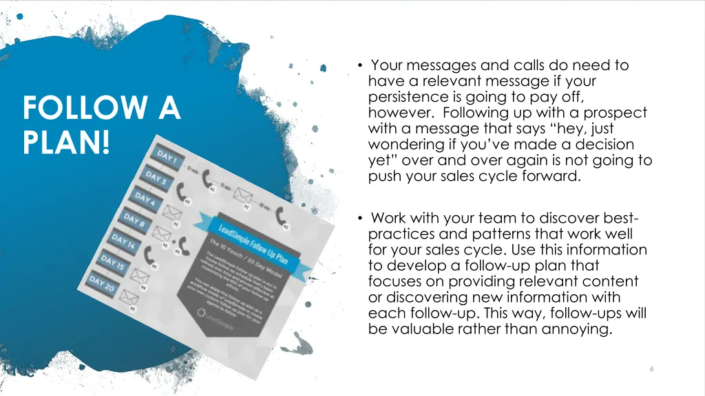 your messages and calls do need to have