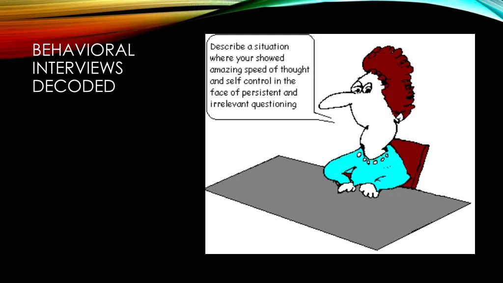 behavioral interviews decoded