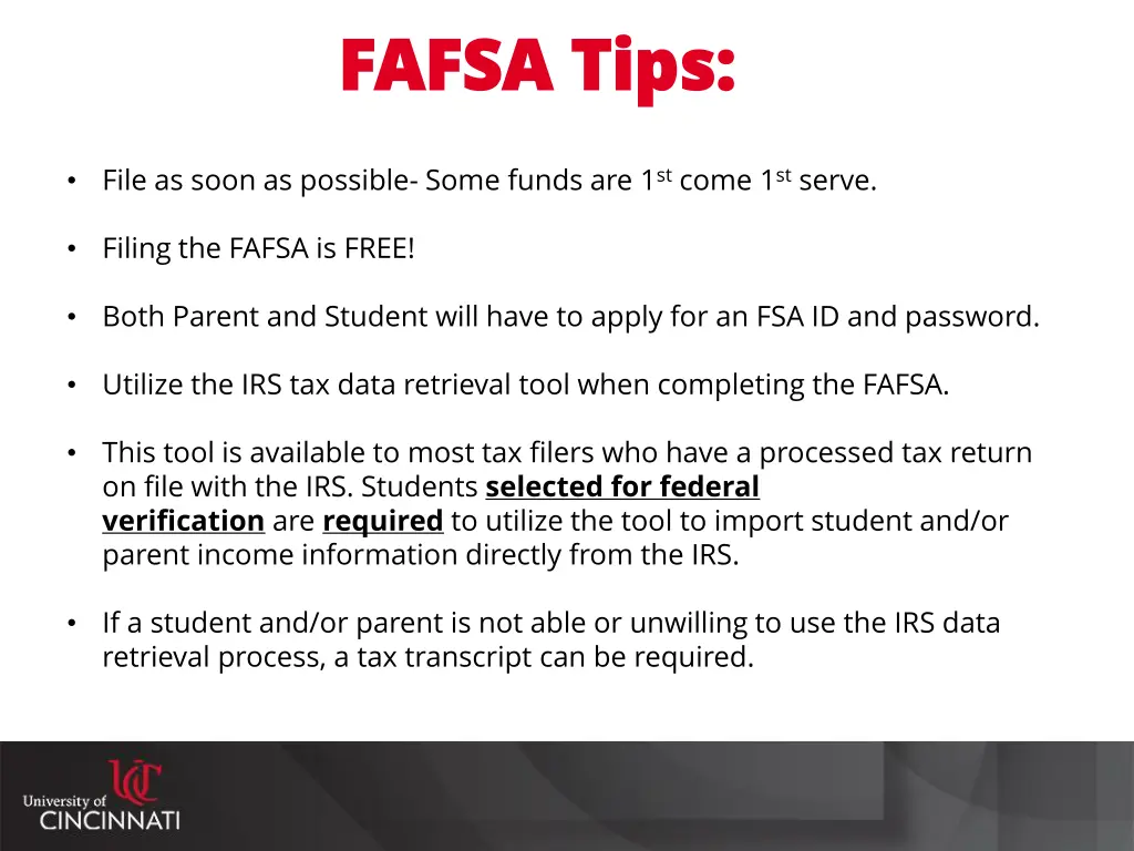 fafsa tips fafsa tips