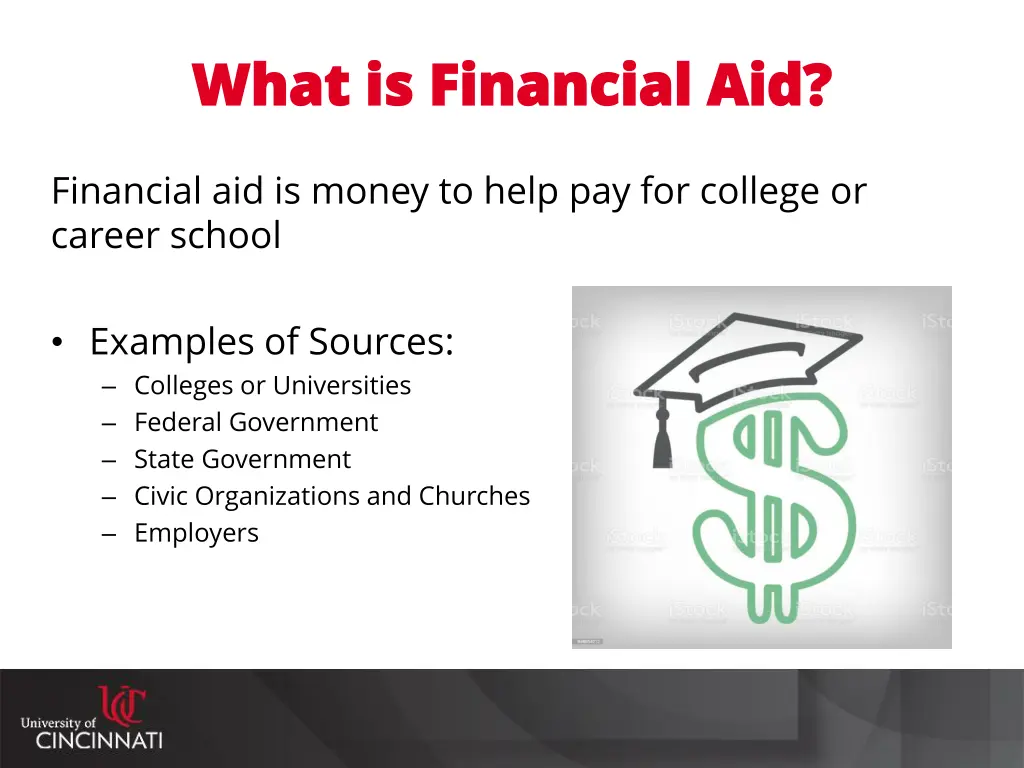 what is financial aid what is financial aid