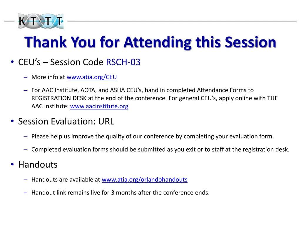 thank you for attending this session